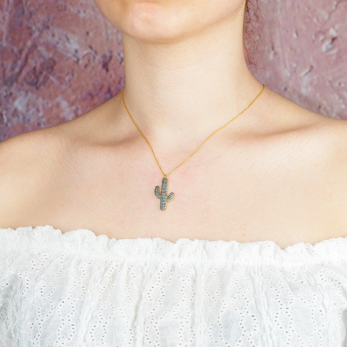 Cactus Necklace
