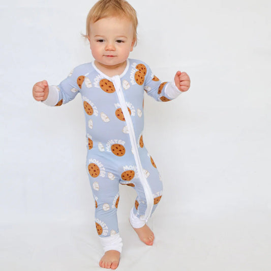 Cookie Monster Baby Romper