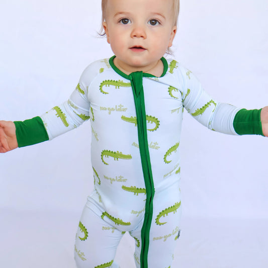 Alligator Baby Romper