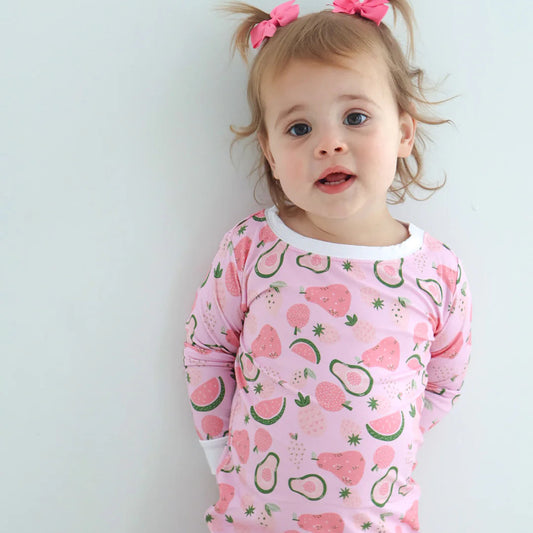 Pink Paradise Two Piece Pajama Set