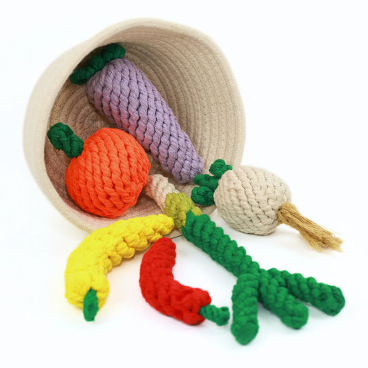 Market Veggie Rope Toys