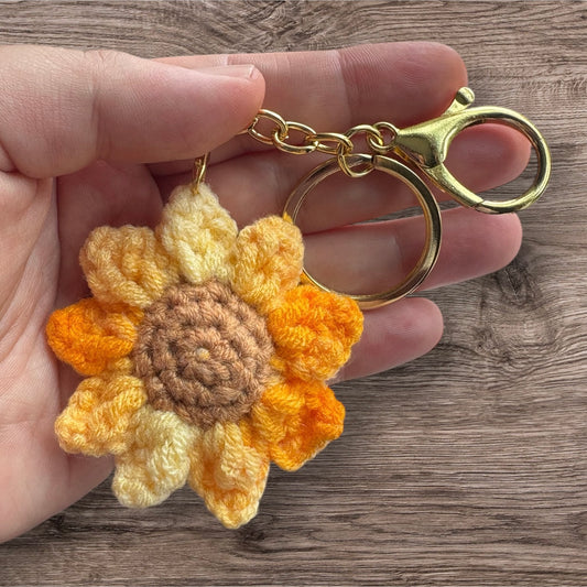 Sunflower Keychain
